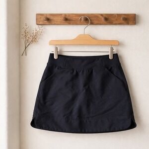 32 Degrees Cool Skort Women Size S Black Excellent Athletic Golf Tennis Skirt